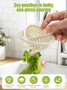 Kitchen Sink Filter Screen, Sewer Anti Clogging Device, Household Sink, Sink, Vegetable Basin, Drain Basket, Water Filter - A - View 2