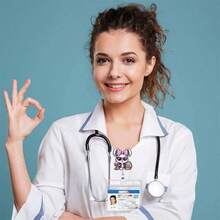 Easter And Spring Badge Reel/Bunny Badge Reel/ Nurse Badge Reel, ID Holdegr/ Gift, Easter Egg Badge Reel/ Teacher Badge Reel - C-multicolor - View 5