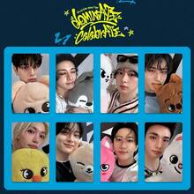 8pcs STRAYkid Cards, SKZ, STRAYKID, World Tour DominATE CelebrATE, Special Bonus Cards, K Pop Fans Merchandise, High-Definition Celebrity Cards, Sticker Collection, Card Collection, Party Supplies, Valentine's Day Gift, Small Gift, Collectibles - Multicolor - View 8