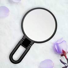 Kính lúp 50X, Gương cầm tay di động có tay cầm - Gương cầm tay hai mặt, độ phóng đại 5X/50X, tay cầm/chân đế điều chỉnh được, gương trang điểm nhỏ gọn có thể gập lại, giá cả phải chăng, thích hợp làm quà Giáng sinh, mỹ phẩm, dụng cụ trang điểm, quà tặng, đồ dùng du lịch, đồ rẻ tiền, vật dụng cần thiết khi đi du lịch. - Nhiều màu - Xem 19