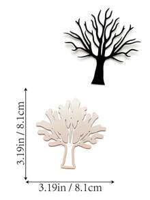 1pc Branch Metal Cutting Dies For Card Making, Wedding Invitation Card Border Die Cuts Carbon Steel Embossing Stencil Template Cutting Tools For DIY Scrapbooking Paper Card Photo Album Craft Supplies New Arrival - Branch - View 7