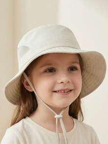 1-3Y3-6Y6-10Y Kids' Bucket Hat Summer Outdoor Sun Protection UV-Blocking Mesh Breathable Quick-Dry Sun Hat Beach Hat - 1PC - View 21