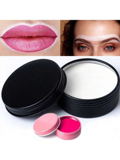 20g Lápiz de gel para cejas de microblading, colores blanco y negro, gel posicionador de maquillaje permanente de cejas Attoo, herramienta para dar forma a las cejas y los labios, estilo aleatorio