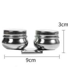 Bộ 2 khay pha màu bằng thép không gỉ - gồm một khay có lỗ đơn và hai lỗ, có nắp chống tràn, bền, chống gỉ, dễ vệ sinh, dụng cụ vẽ tranh di động, hộp đựng màu cho họa sĩ, lớp hoàn thiện kim loại thời trang, bề mặt kim loại nhẵn mịn, cần thiết cho xưởng vẽ, dụng cụ nghệ thuật hiện đại, kim loại chất lượng cao, phù hợp cho họa sĩ nghiệp dư. - bạc - Xem 9