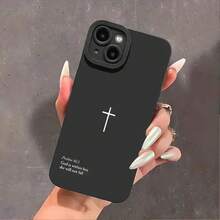 Christian Bible Verse Phone Jesus Phone TPU Soft Frame Full-Body Protective Cover 17/16 E/15/14/13 Pro, Pro, Plus & S21 S22 S23 S24 S25 S26 Ultra Plus - 黑色 - 查看 10