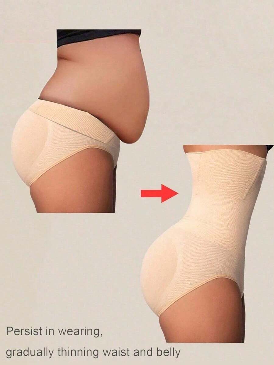 1 Pcs High Waist Contorl Tummy Panties Seamless Women's Shapewear Body Shaper Waist Trainer Slimming Falt Belt Sheath Woman Shaping Panty Ladies Briefs Underwear - Nhiều màu - Xem 1