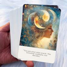 52-Card Deck Cosmic Truth Cosmic Answer Oracle Cards, Spiritual Guidance, Manifestation, Inner Awakening And Insight Mini Divination Tool For Meditation, Yoga, Mindfulness, Healing, Positive Thinking, Self-Discovery And Daily Inspiration - Oracle Card Universe - View 8