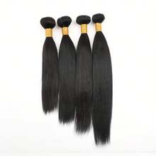 Brazilian Straight Hair Bundles 1/3/4 Pcs Unprocessed Human Hair Straight Bundles Human Hair Extensions For Women - Natural Black - View 13