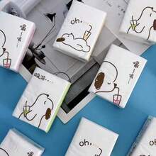 1/2/4/6/9/18 paquets de papier mouchoir mini motif chien, design mignon panda et chaton. Papier mouchoir de poche fabriqué à partir de pâte de bois naturelle, mouchoir de nettoyage portable convenant pour la cuisine, la chambre, les voyages, le salon, le lavage du visage, le nettoyage, les jeux et autres occasions. - couleur - Voir 7