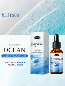 30ml Dropper For Water-Soluble Essential Oil, Long-Lasting Fresh Fragrance Essential Oil For Scented Plants, Ocean White Tea Sandalwood Fragrance, Humidifier Deodorizing Scented Essential Oil - View 1