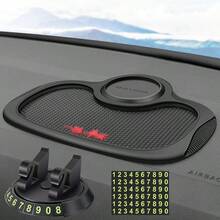 3pcs Multi-Function Car Anti-Slip Mat & 360° Rotatable Phone Holder, PVC Dashboard Car Mat & Phone Navigation Bracket - B-25 - View 15