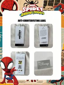 1pc Marvel Official Licensed Spider-Man Graphic Chest Bag With Adjustable Strap, Zipper Closure, Lightweight Crossbody Bag, Suitable For Men/Teens/Students/Graduates/Young Fans, Ideal For Daily/Outdoor/Sports/Running/Gym Use, Hiking Bag - Black - View 3