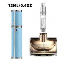 可填充皮革底座奢华旅行香水喷雾器，便携式迷你古龙水喷雾瓶 - 彩色 - 查看 59