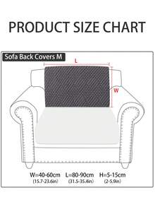 1pc Plush Sofa Slipcover, Stain-Resistant Anti-Slip Sofa Seat Cover, All-Season Sofa Protector, Pet-Friendly Sofa Pad Cover, Machine Washable Non-Fading Non-Shedding Elastic Sofa Cushion Cover, Fits Single/Loveseat/3-Seater/4-Seater Sofa, L-Shaped Sofa, Sofa Backrest Cover - Dark Gray - View 9