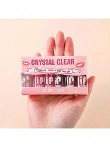 6 Colors Lip Oil Lip Stain, Watery Lip Oil Lip Tint Stain Set, Liquid Lipstick Lip Gloss Moisturizing, Non-Sticky, High Pigment - 無味 - 查看 10