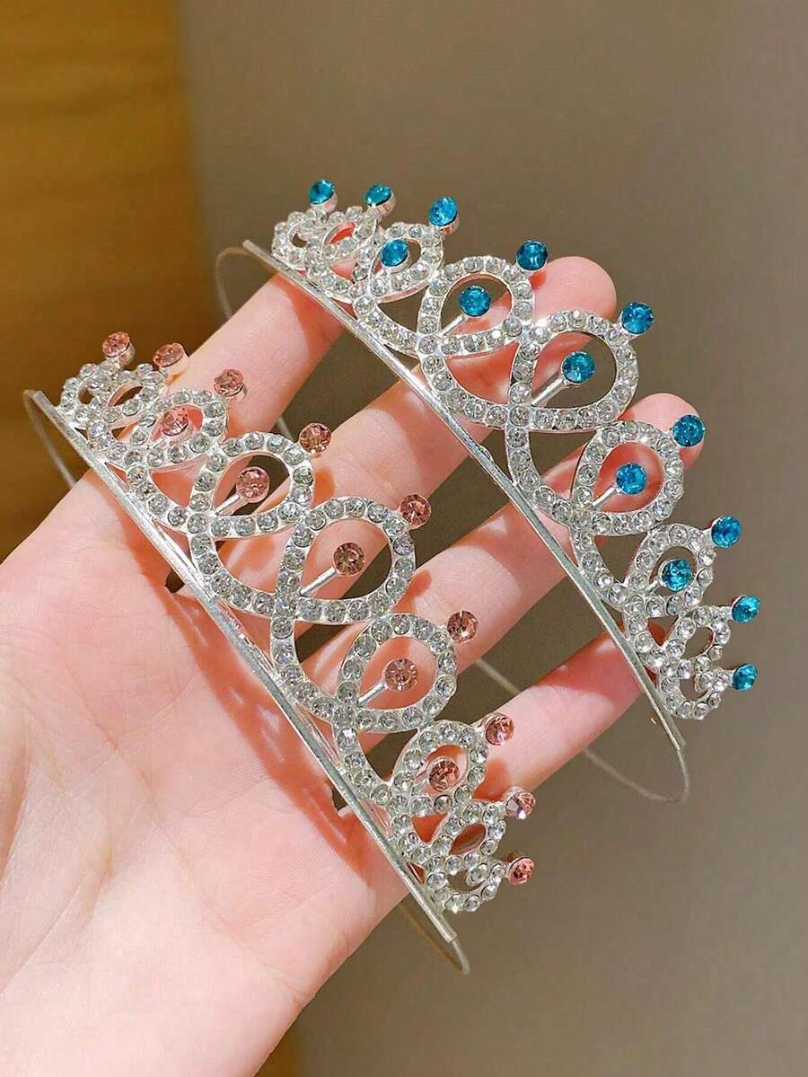 一款甜美的皇冠造型派对走秀礼服——送给女孩的完美礼物。 - 彩色 - 查看 1