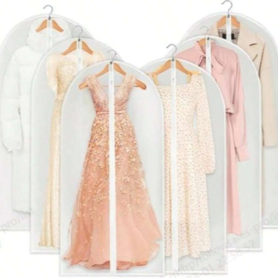 Túi chống bụi cho quần áo, túi đựng bụi, túi treo chống bụi trong suốt dùng trong gia đình, túi chống bụi cho quần áo và vest có thể giặt được.