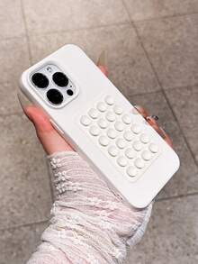 1个全新磨砂TPU防震手机壳，兼容 17 Pro Max/17/17 Pro、16 Pro Max/16/16 Pro、15 Pro Max/15 Plus/15 Pro/15、14/14 Pro、13、12、11、XR、X、7 Plus，黑色，带DIY吸盘支架，适合作为生日、圣诞节、送给朋友、节日、家人、女朋友、男朋友或自用的礼物。 - 白色 - 查看 4