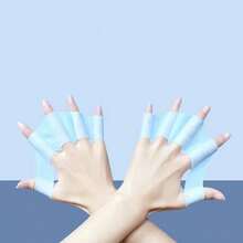 2个装硅胶男女成人自由泳划船掌垫手扑训练器游泳装备 - A - 查看 6