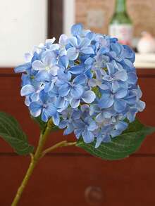 人造绣球花 - 时尚装饰人造花，适用于桌面、客厅，多种颜色可选，家居装饰，桌面装饰，卧室，派对，婚礼装饰，落地花瓶和阳台，派对装饰，耐用面料，是婚礼、花园、酒店、浪漫装饰的理想之选，持久耐用，人造花 - 彩色 - 查看 5