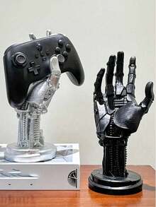 1 chiếc tượng cánh tay máy cơ khí phong cách Cyberpunk tương lai, lòng bàn tay đen, giá đỡ tay cầm chơi game, giá đỡ tai nghe, vật trang trí bàn làm việc, món quà lý tưởng cho game thủ và nam giới, thích hợp cho Halloween, Giáng sinh, kỷ niệm, Lễ Tạ ơn và các dịp khác. - Nhiều màu - Xem 10