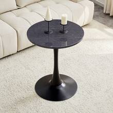Dining Tables - Black + Medium Density Fiberboard + Metal - View 3