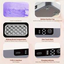 200mAh Household Mini High Capacity Makeup Brush Cleaner, Jewelry & Cosmetics Disinfection Cleaning Device - Multicolor 1 - View 4