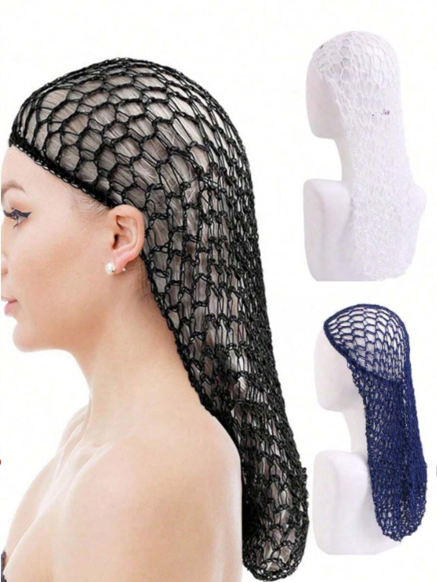 1pc Woven Hair Net, Hair Care Cap, Wig Liner, Hair Wrap For Women - Multicolor - View 1