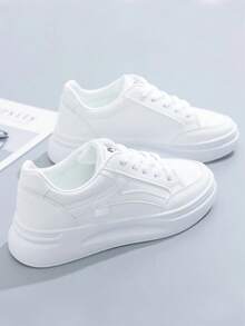 2025 New Style Versatile Women's Shoes - Summer Breathable Casual Slip-On Board Shoesshoes For Women>Fall  Zapatos Zapatos Comodos De Mujer - 白色 - 查看 4