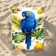 1pc Parrot Beach Towel, Super Soft Microfiber Extra Large Beach Blanket, Super Absorbent Bath Towel, Suitable For Travel, Swimming Pool, Diving, Surfing, Yoga, Camping, Available In Multiple Sizes, Beach Accessories For Beach, Pool, Travel, Camping, Yoga - Birds - View 22
