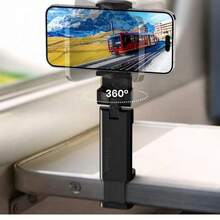 1pc/2pcs Multifunctional Adjustable Desk Slouchy Phone Holder, With Lifting, Folding, Rotating Clip, Essential For Travel - Multicolor - View 2