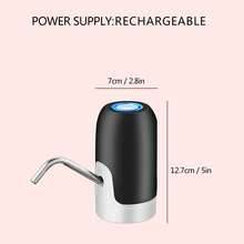 1 pieza Dispensador de agua automático recargable por USB - Bomba de agua eléctrica para el hogar, la cocina, el dormitorio y la oficina - Multicolor - Ver 5