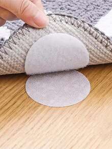 5/10/50pcs Round Floor Mat Stickers, Random Delivery - Apricot - View 4