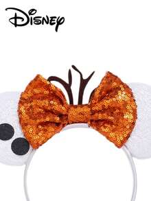 Disney 1pc Series Hair Accessory, Women's Headband, Sequin Bee Bow Headpiece, Party Costume, Amusement Park Outfit, Party, Birthday Party, Holiday Hair Decoration - Multicolor - View 3