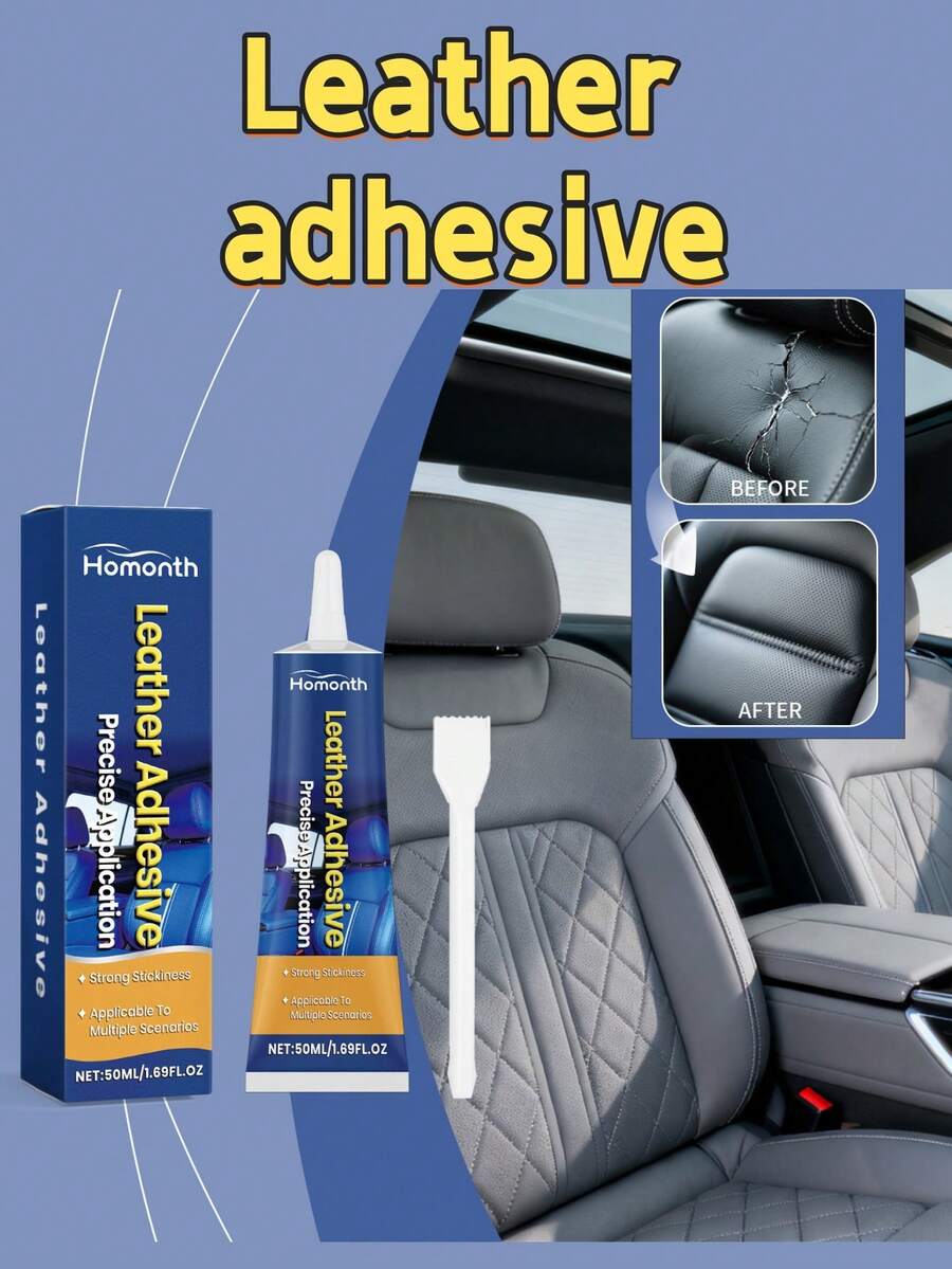 Leather Adhesive, Precise Application Convenient Leather Repair Glue For Car