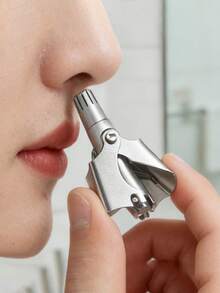 一套不锈钢多功能鼻毛修剪器 - 男女通用手动修剪 - 理想的个人护理用品，专业人士和旅行者的必备品，完美的生日礼物 - 鼻毛修剪器 - 查看 1