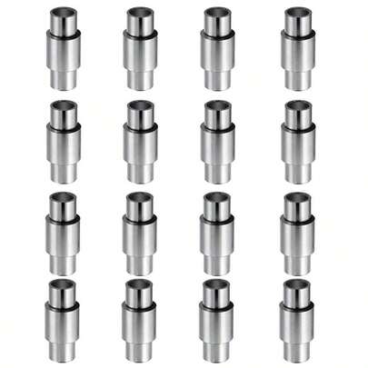 Aluminum Skate Bearing Spacers - 16Pcs 6mm Axle Speed Spacers, Skate Roller Skate Skateboard Spacers 8mm Bearings, Durable Skating Hardware For Single/Double Row Skates