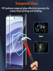 3pcs Curved Tempered Glass Screen Protector Compatible With Honor Magic 7/7 Pro/7 Lite/Magic 6/6 Pro/6 Lite/5/5 Pro/5 Lite - Clear - View 3