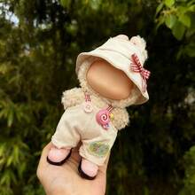 Labobo娃娃服装，6.69英寸娃娃服装，可爱娃娃配件，15-17厘米套装，Labobo配件套装，适合第一代/第二代/第三代娃娃，生日礼物和节日礼物（不含娃娃） - 星星 - 查看 5