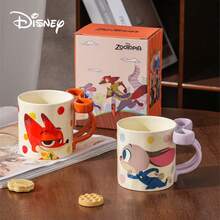 Disney Zootopia Judy And Nick Ceramic Mug, Birthday/Souvenir Gift Set - Multicolor - View 1