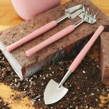 1套3件/4件园艺手工具迷你铲子耙子庭院花卉种植栽培除草移栽挖掘 - 園藝工具 - 查看 3