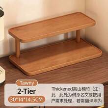 Desktop Storage Rack, Cup Holder Organizer, Multi-Layer Cup Stand For Home Dining Table, Workstation Tea Set Display Shelf, Desktop Storage - View 6