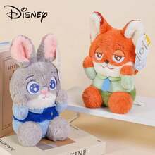 Disney 迪士尼小熊维尼毛绒玩具，疯狂动物城毛绒抱枕，生日/情人节/派对礼物，纪念品，适合亲子互动毛绒玩具纪念品 - 彩色 - 查看 4