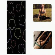 1pc 71*22inch Yoga Mat, Various Floral Patterns Available - Non-Slip Durable Extra Wide & Thick Fitness Mat, Home & Professional Beginner Yoga Training Mat - Multicolor - View 12