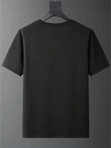 Disney Men'S Casual Fashion - Toy Story Woody Print T-Shirt, Featuring A Comfortable Round Neck Made Of, Perfect For Everyday Stylish Streetwear For Men - 黑色 - 查看 2