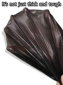 1卷加厚抽绳垃圾袋，家用自动手持式，适用于客厅、厨房、餐厅、商业场所，耐用防撕裂 - 多色 - 查看 8