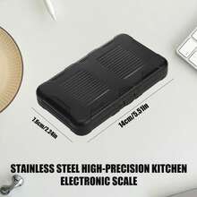 1pc Portable Jewelry Gold Scale, Digital Display Scale, Palm-Sized, Digital Weight Scale, With Tweezers And Weighing Tray, Precise Small Electronic Scale, With Backlit LCD Display, Suitable For Travel, Kitchen, Cooking, Baking, Tea Making And Other Daily Weighing Needs. Batteries Not Included. - Multicolor - View 10