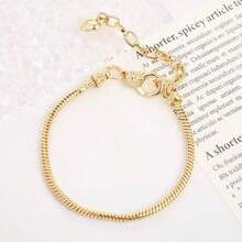 New Fashion High Quality Stainless Steel Flower Zirconia Women's Bangle Bracelet Jewelry Set, Suitable For Daily Wear DIY Bracelet - chuỗi cơ sở - Xem 6