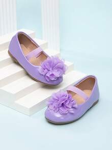 Zapatos planos para niños - Morado - Ver 2