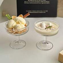Bộ 2/6 ly thủy tinh trong suốt đựng tráng miệng, ly thủy tinh kết hợp dùng cho các món khai vị trong bữa tiệc, các món tráng miệng nhỏ, mousse, pudding, trái cây, thạch, bánh phô mai và kem. - Nhiều màu - Xem 3